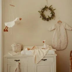 Slaapzak winter – Beige – Maat 60 cm – Newborn Naturals – Little Goose