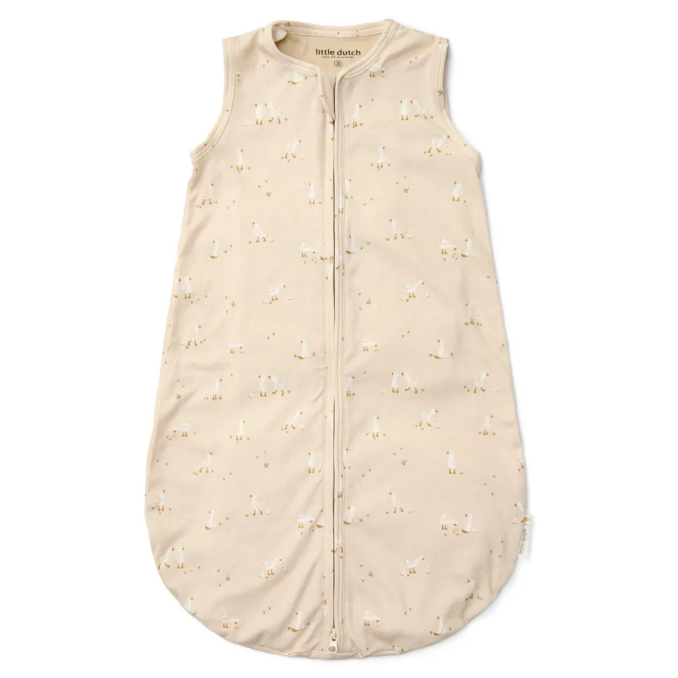 Slaapzak zomer – Beige – Maat 70 cm – Newborn Naturals – Little Goose