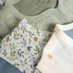 Slaapzak zomer hydrofiel 110 cm - Wit - Maat 110 cm - Forest Friends - Forest Treasures