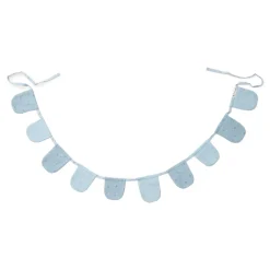 Slinger met vlaggetjes - Blauw- Essentials