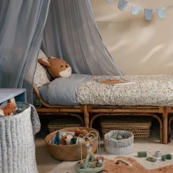 Slinger met vlaggetjes - Blauw- Essentials