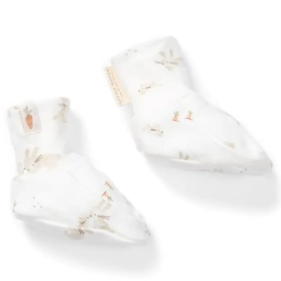 Slofjes - Wit - Newborn Naturals - Baby Bunny