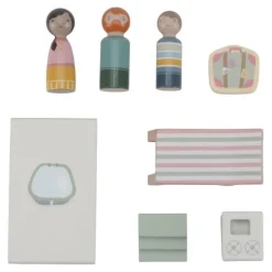 Speelgoed auto met caravan - Meerkleurig - Essentials