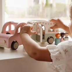 Speelgoed auto met caravan - Meerkleurig - Essentials