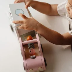 Speelgoed auto met caravan - Meerkleurig - Essentials