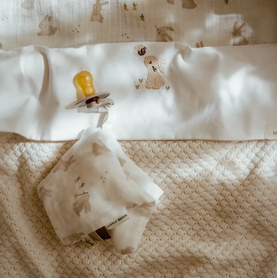 Speendoekje - Wit - Newborn Naturals - Baby Bunny