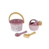 Strandset Pink Flowers set van 5