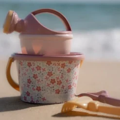 Strandset Pink Flowers set van 5