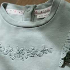 Sweater - Ruches -  Groen - Fairy Garden