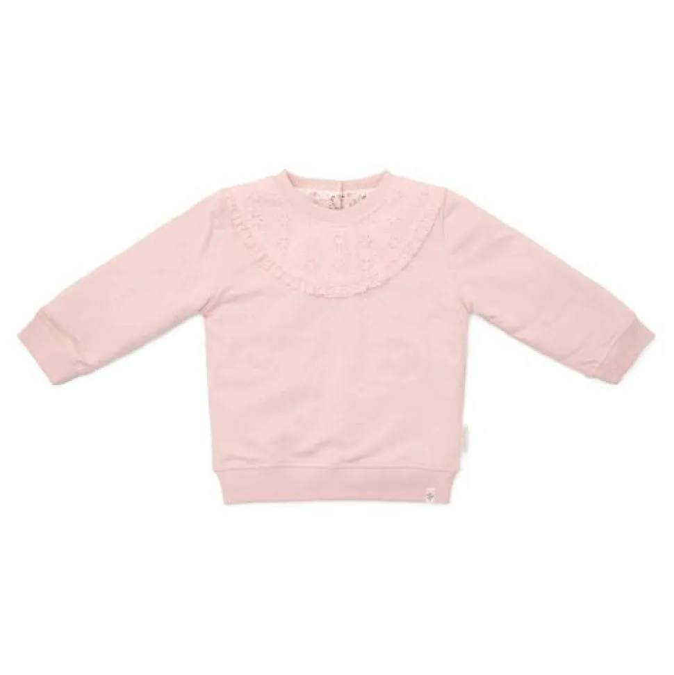 Sweater - Ruches - Lichtroze - Fairy Garden