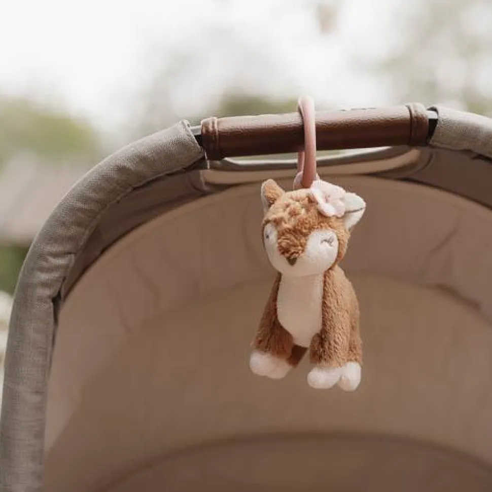 Trilfiguur Hert - Roze - Fairy Garden