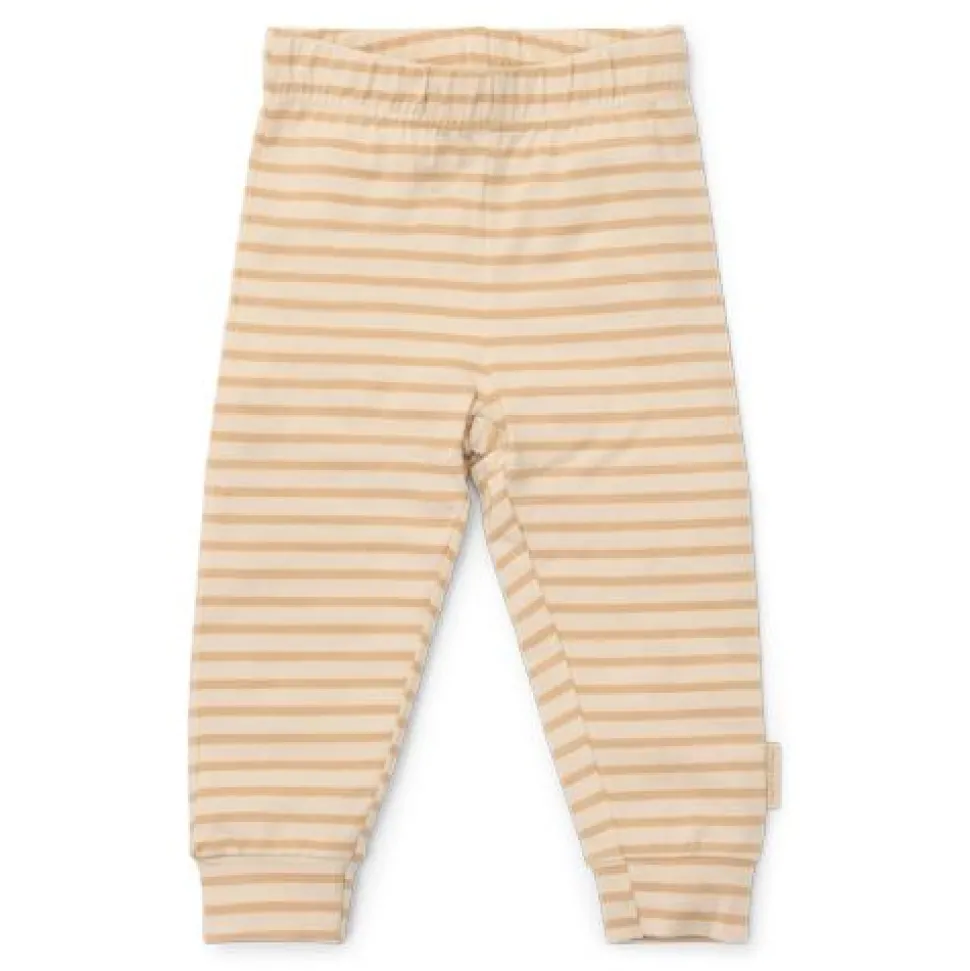 Tweedelige pyjama - Zand - Gestreept