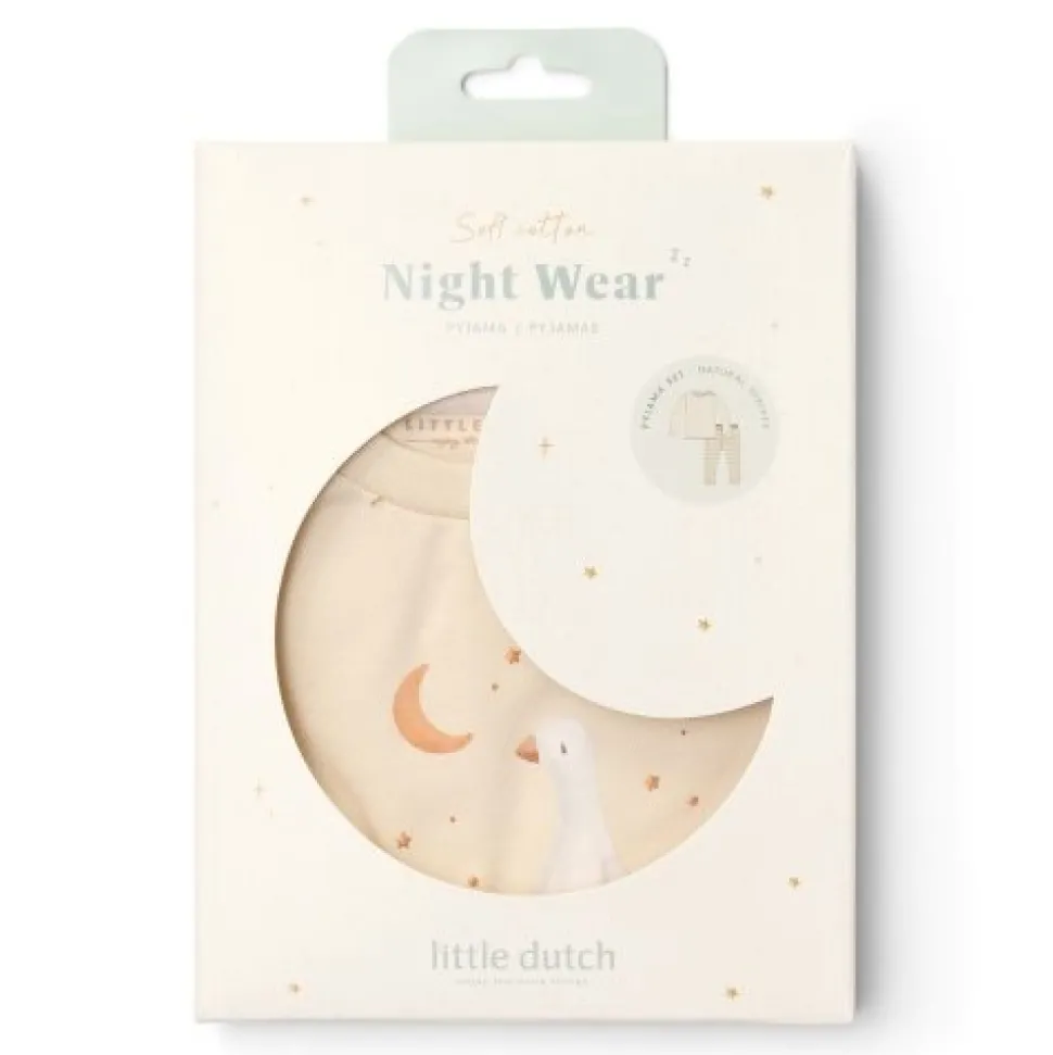 Tweedelige pyjama - Zand - Gestreept