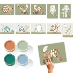 Vingerverfset - Forest Friends