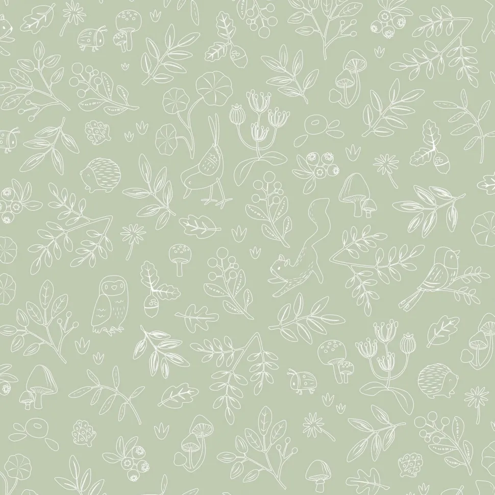 Vliesbehang - Forest Wonder Sage