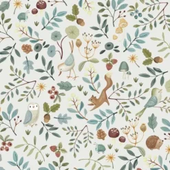 Vliesbehang - Meerkleurig - Forest Friends - Forest Wonders
