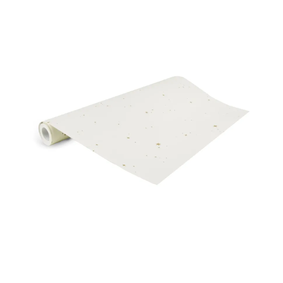 Vliesbehang – Wit – Newborn Naturals – Moon & Stars