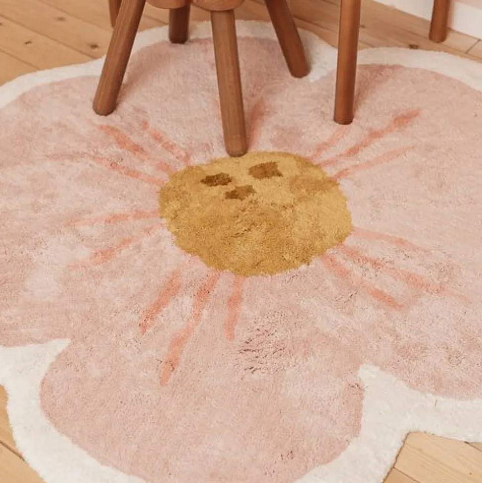 Vloerkleed bloem - Roze - Fairy Garden