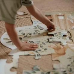 Vloerpuzzel - Blauw - Forest Friends