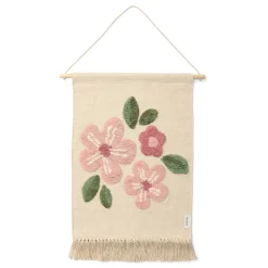 Wandkleed bloem - Wit - Fairy Garden