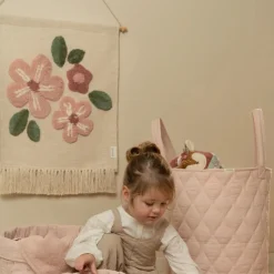 Wandkleed bloem - Wit - Fairy Garden