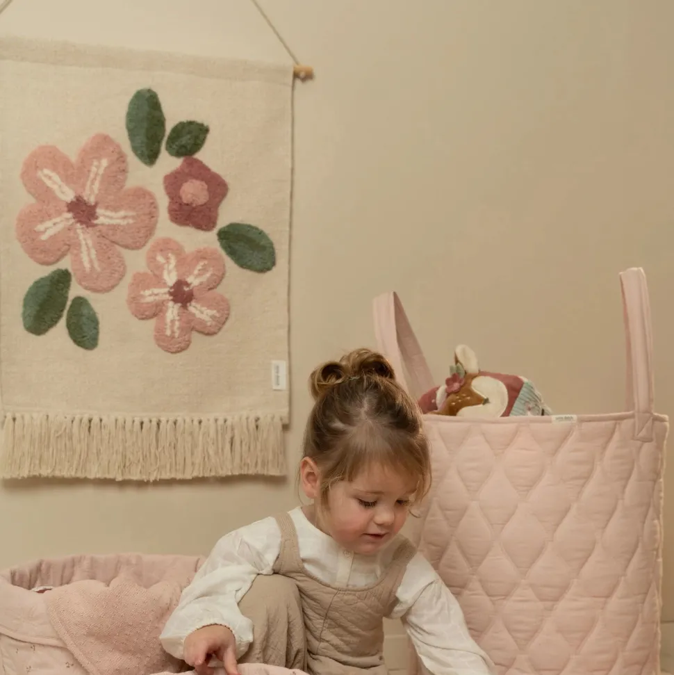 Wandkleed bloem - Wit - Fairy Garden