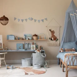 Wandkleed vos - Wit - Forest Friends