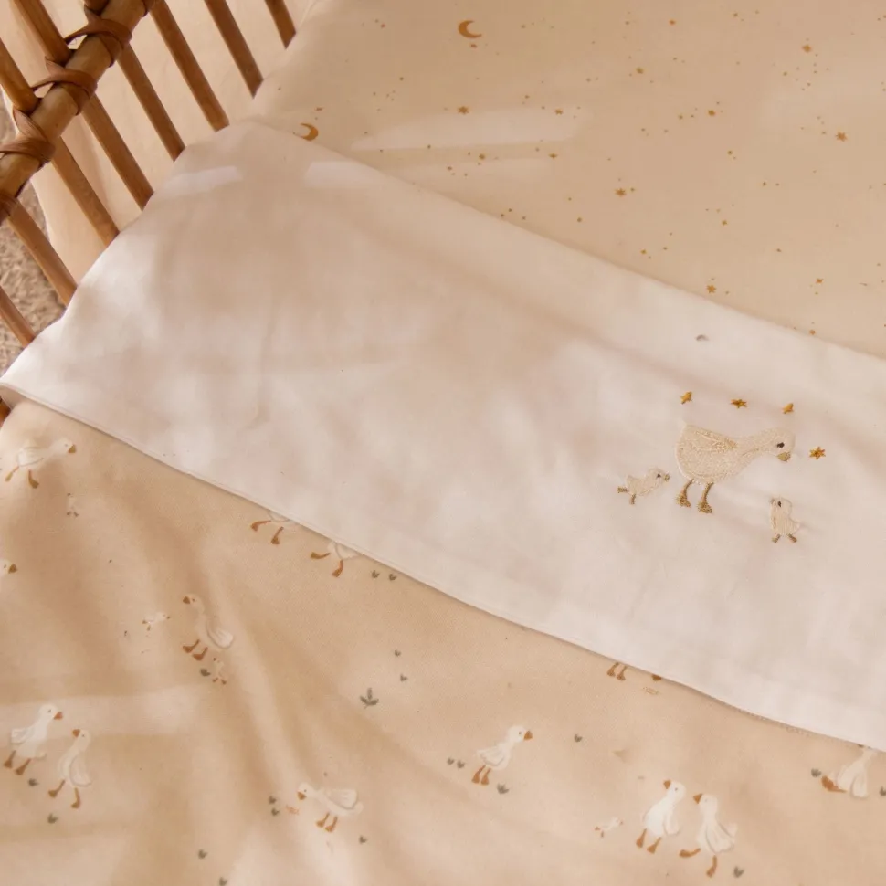 Wiegdeken - Fleece - Beige - Newborn Naturals - Little Goose