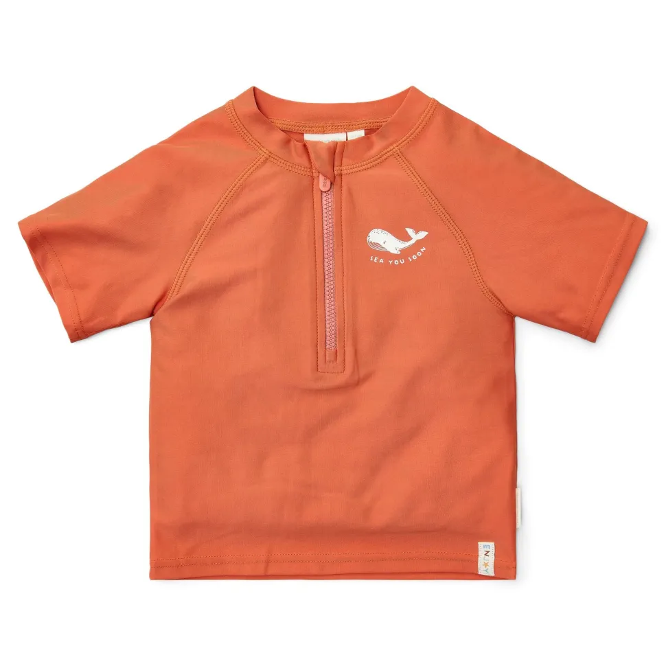Zwemshirt korte mouw - Rood - Sea Life