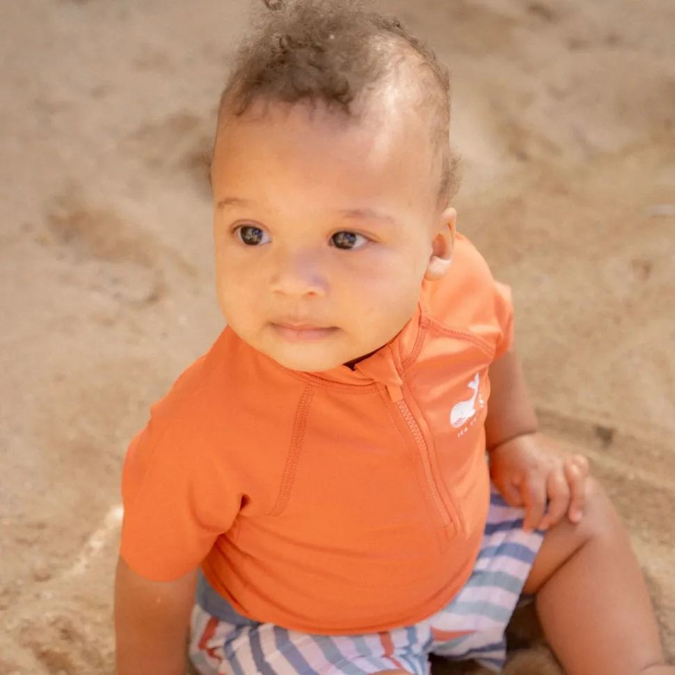 Zwemshirt korte mouw - Rood - Sea Life