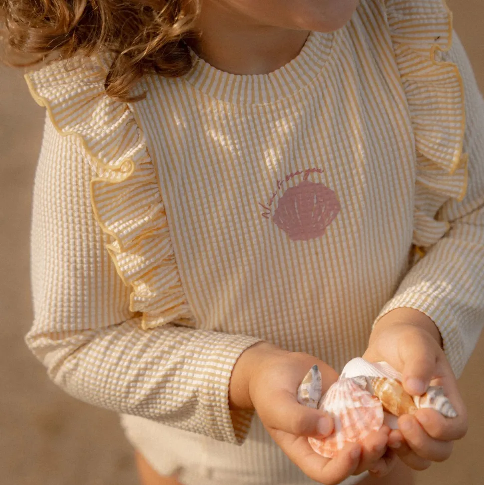 Zwemshirt lange mouw - Geel - Ocean Treasures